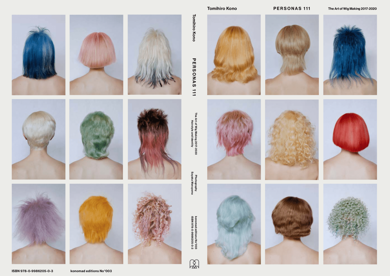 The cover of a book with many different colored hairs.